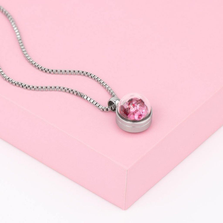 Melano Globe Birthstones Ketting Set Zilverkleurig - melanojewelry