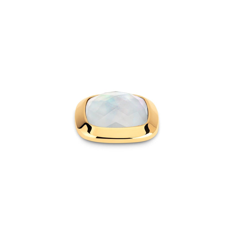 Melano Kosmic Pearl Facet Square Steen - melanojewelry
