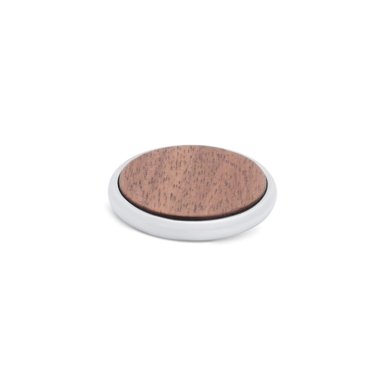 Melano Kosmic Wood Disk Steentje - melanojewelry