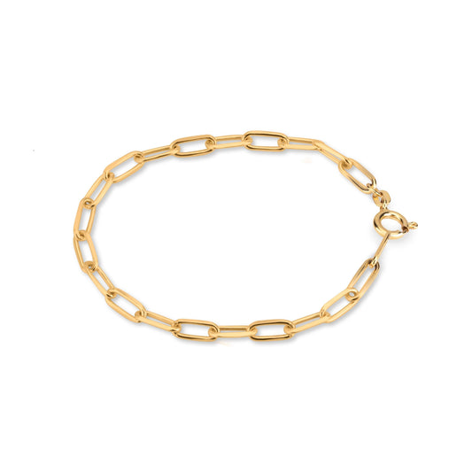 Melano Ornaments Diamond Paperclip Armband - melanojewelry