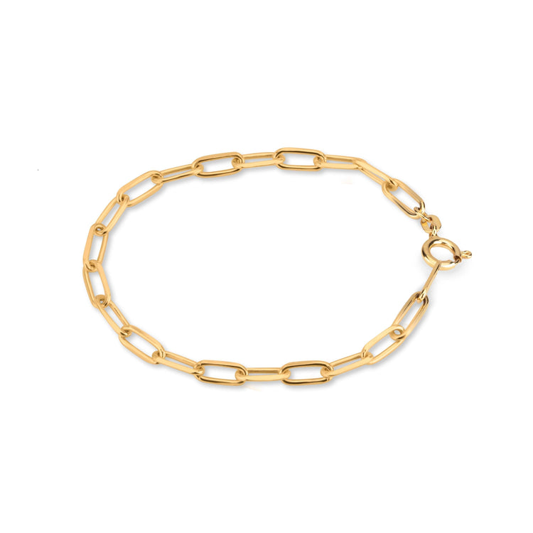 Melano Ornaments Diamond Paperclip Armband - melanojewelry