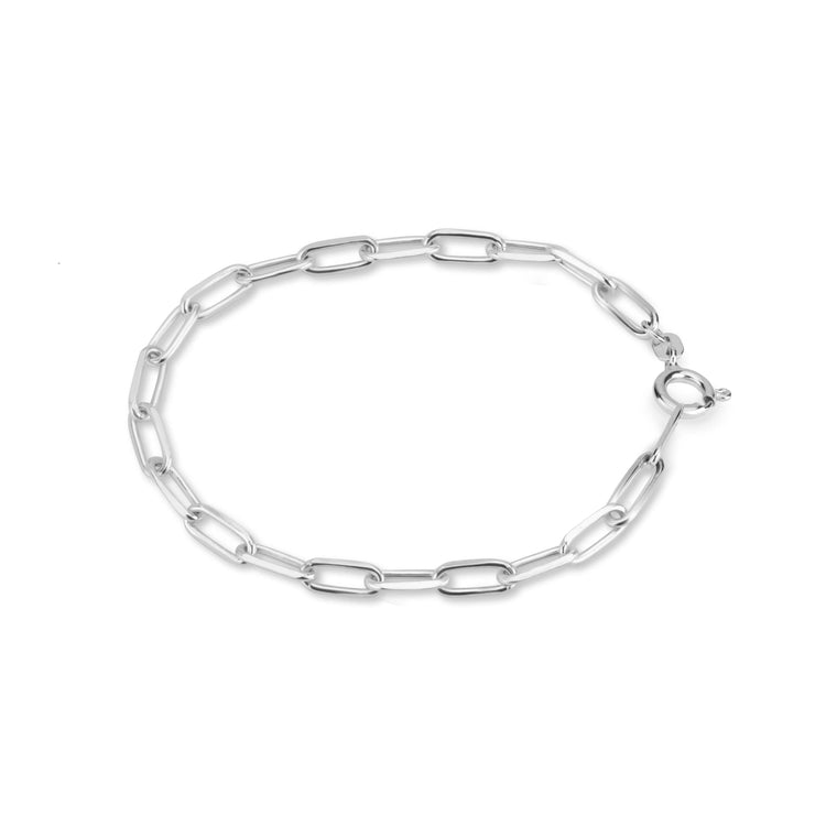 Melano Ornaments Diamond Paperclip Armband - melanojewelry