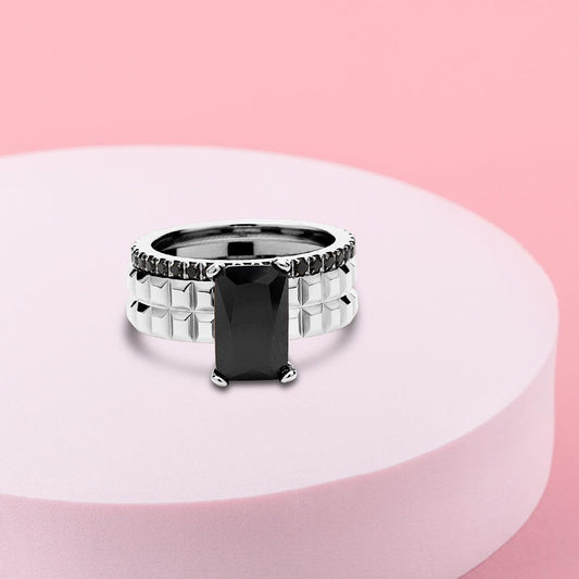 Melano Twisted & Friends Choco Bar Ringen Set - melanojewelry