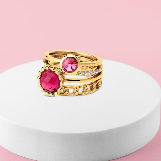 Melano Twisted & Friends Sweeter Than Strawberries Ringen Set - melanojewelry