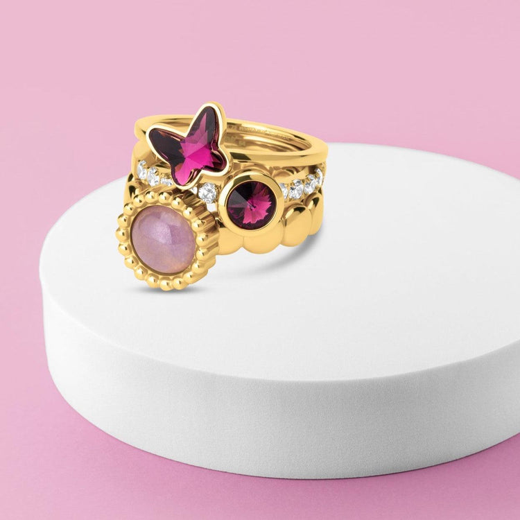 Melano Twisted & Vivid For Mom Ringen Set - melanojewelry