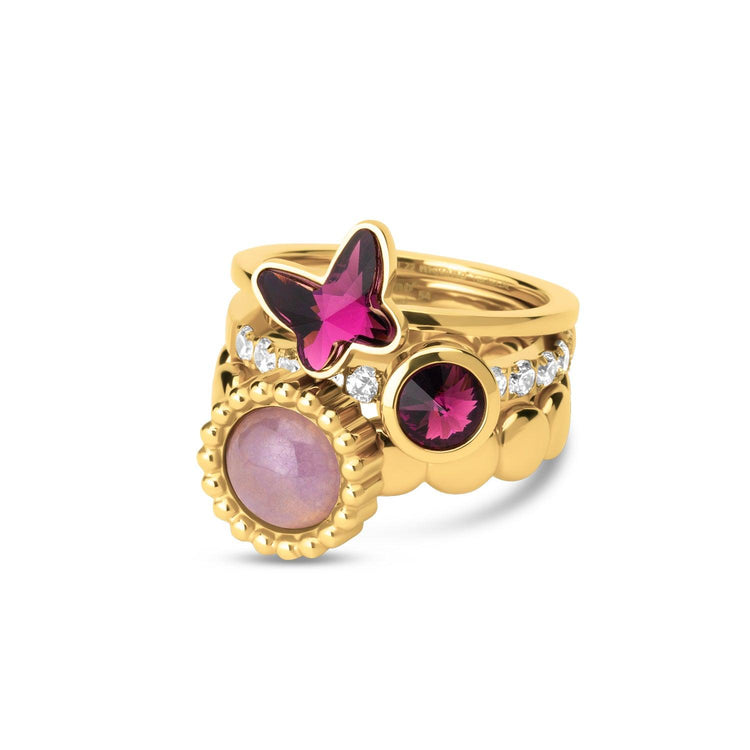 Melano Twisted & Vivid For Mom Ringen Set - melanojewelry