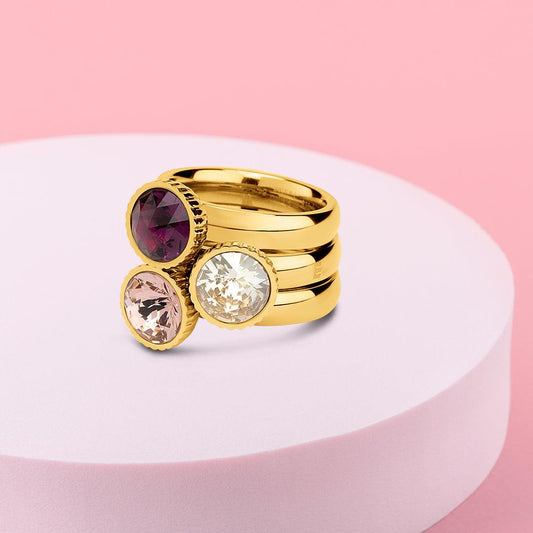 Melano Twisted Berry Cupcake Ringen Set - melanojewelry