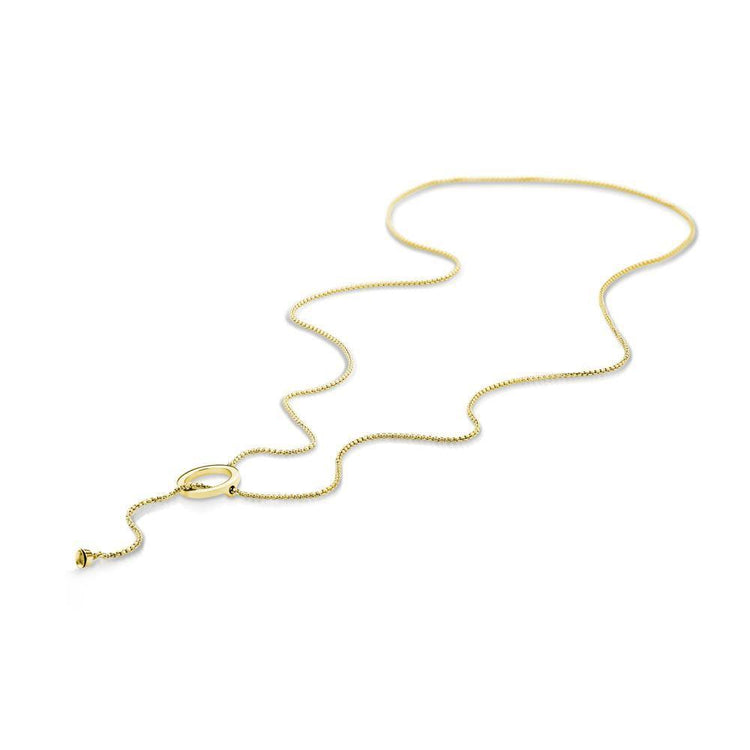 Melano Twisted Circle Ketting