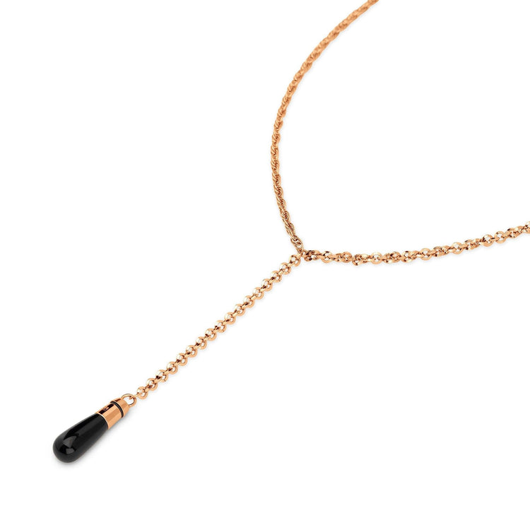 Melano Twisted Drip Drop Ketting Set - melanojewelry