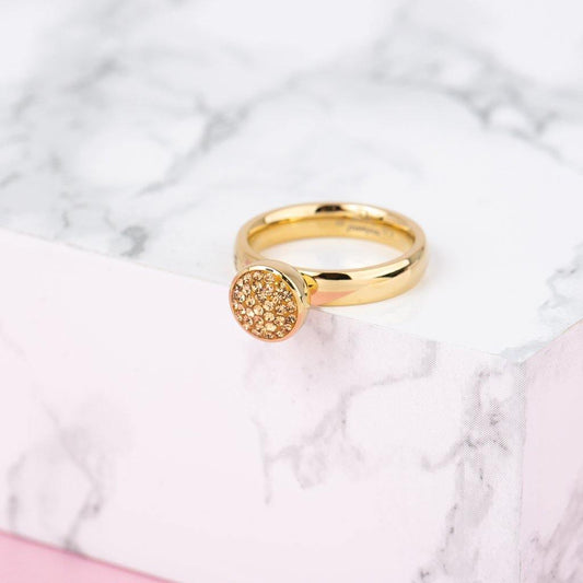 Melano Twisted Eyes Like Stars Ring Set Goudkleurig - melanojewelry