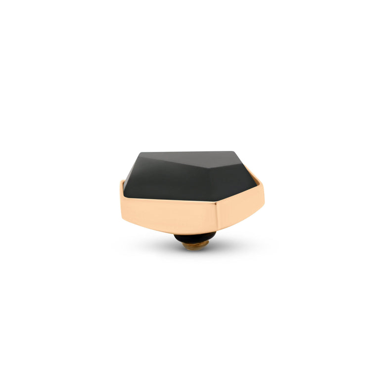 Melano Twisted Frosted Geo Steentje - melanojewelry