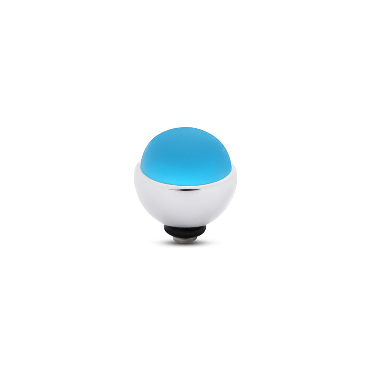 Melano Twisted Frosted Glass Steentje - melanojewelry