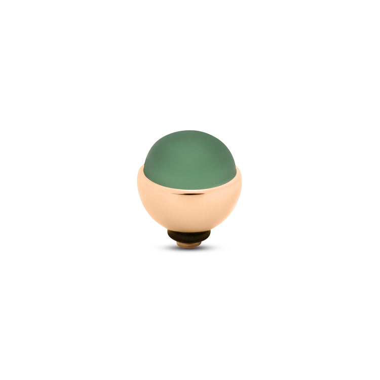 Melano Twisted Frosted Glass Steentje - melanojewelry