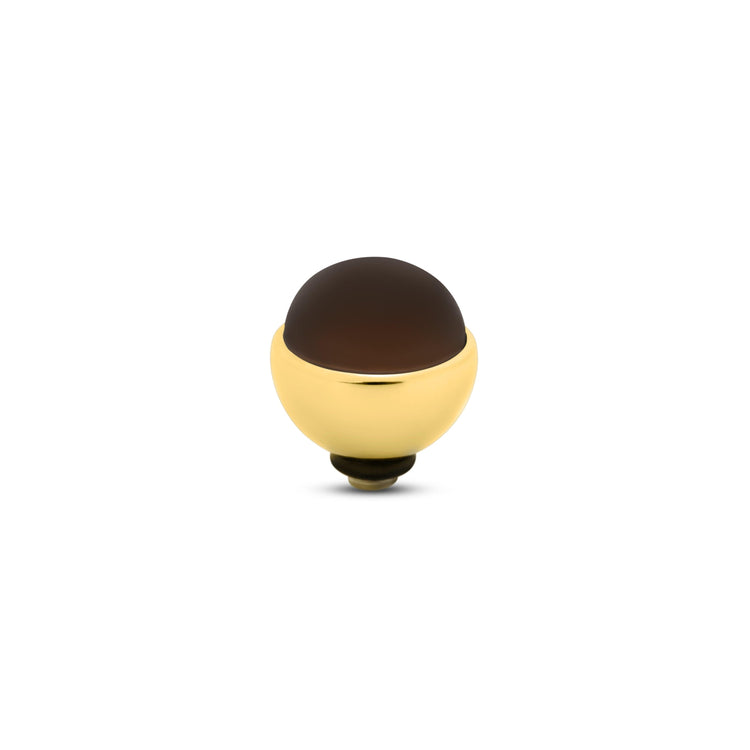 Melano Twisted Frosted Glass Steentje - melanojewelry