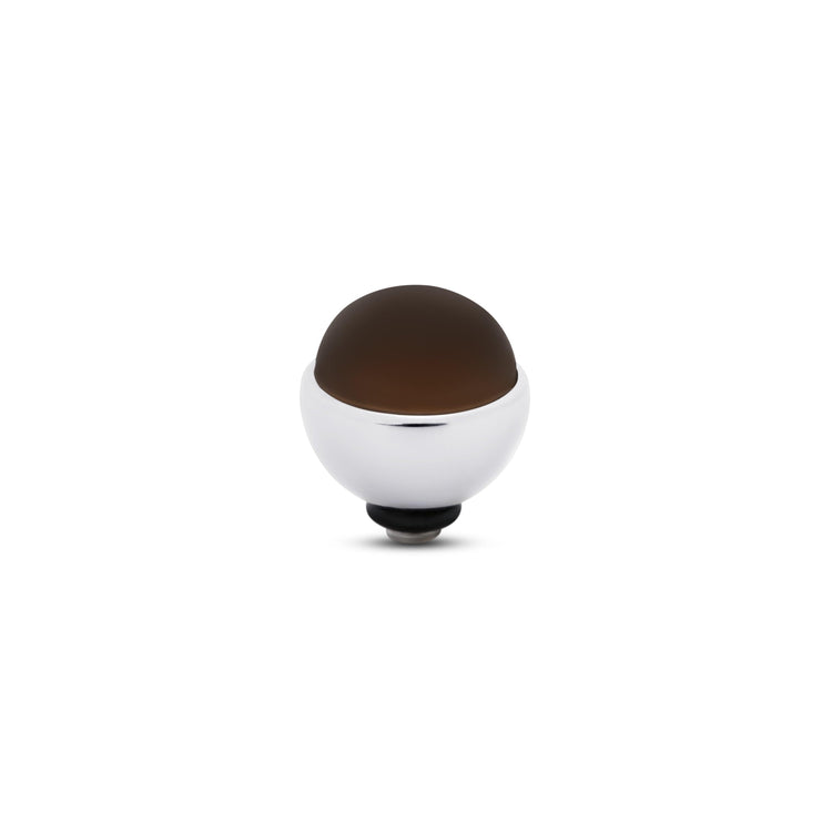 Melano Twisted Frosted Glass Steentje - melanojewelry