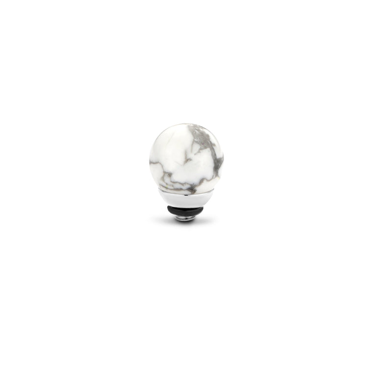 Melano Twisted Gemstone Ball Stone