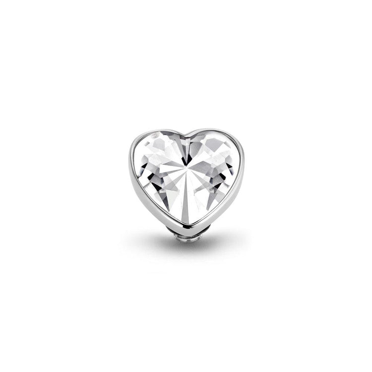 Melano Twisted Heart Steentje - melanojewelry