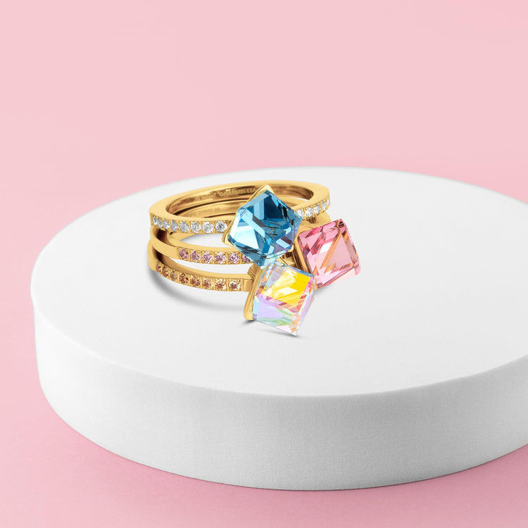 Melano Twisted Ice Ice Baby Ringen Set - melanojewelry