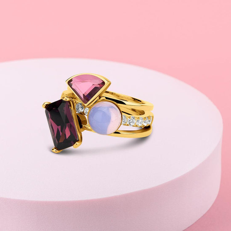 Melano Twisted Piece Of Cake Ringen Set - melanojewelry