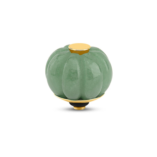 Melano Twisted Pumpkin Steentje - melanojewelry