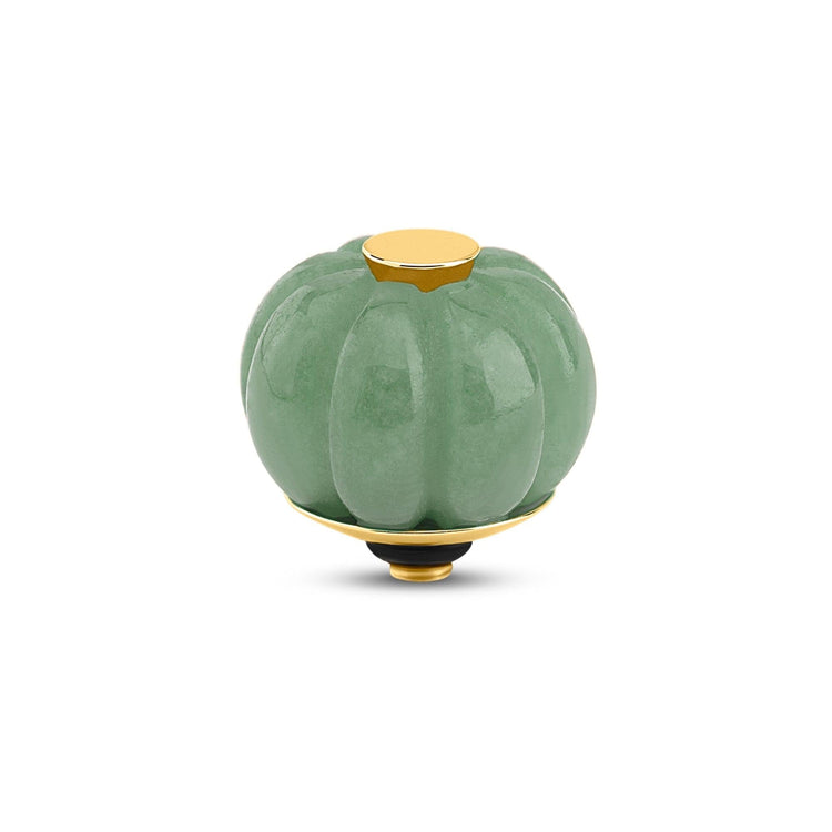 Melano Twisted Pumpkin Steentje - melanojewelry