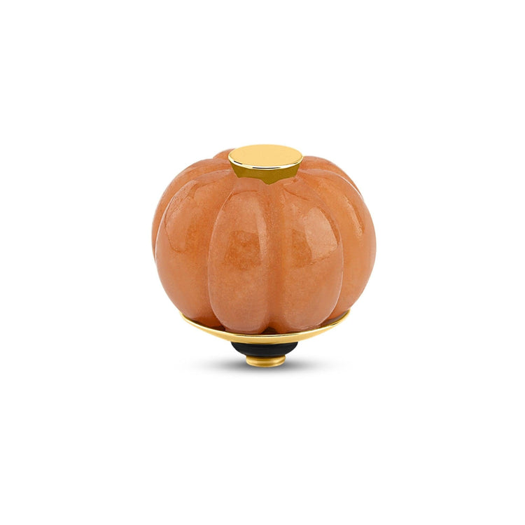 Melano Twisted Pumpkin Steentje - melanojewelry