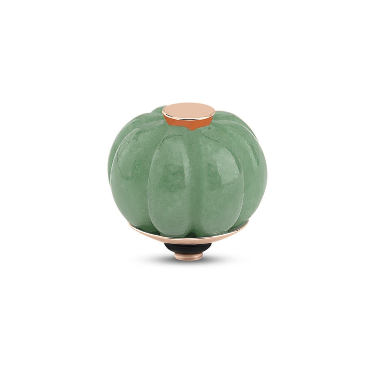 Melano Twisted Pumpkin Steentje - melanojewelry