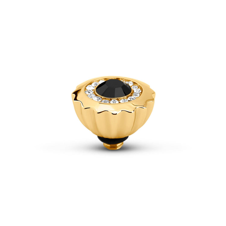 Melano Twisted Ribbed CZ Steentje - melanojewelry