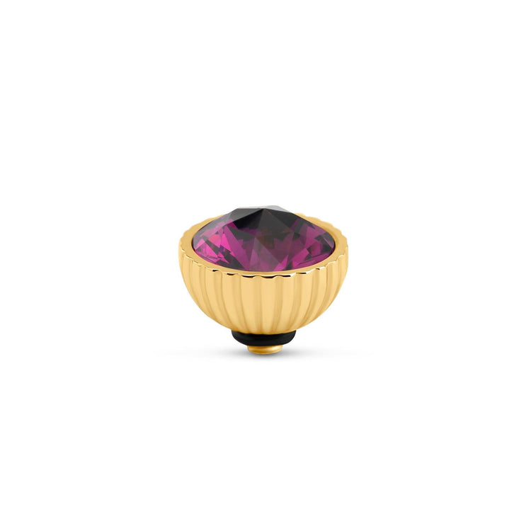 Melano Twisted Ridged Steentje - melanojewelry