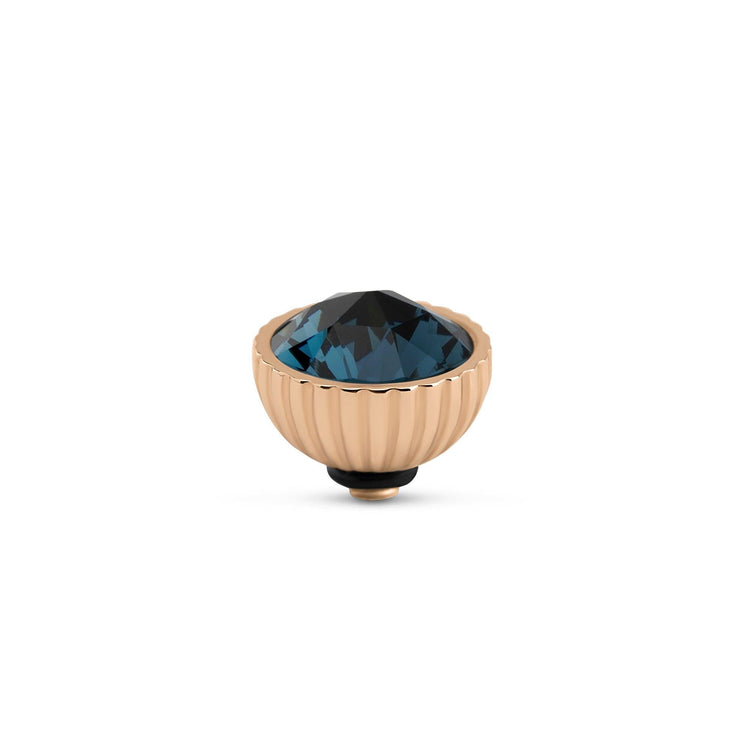 Melano Twisted Ridged Steentje - melanojewelry