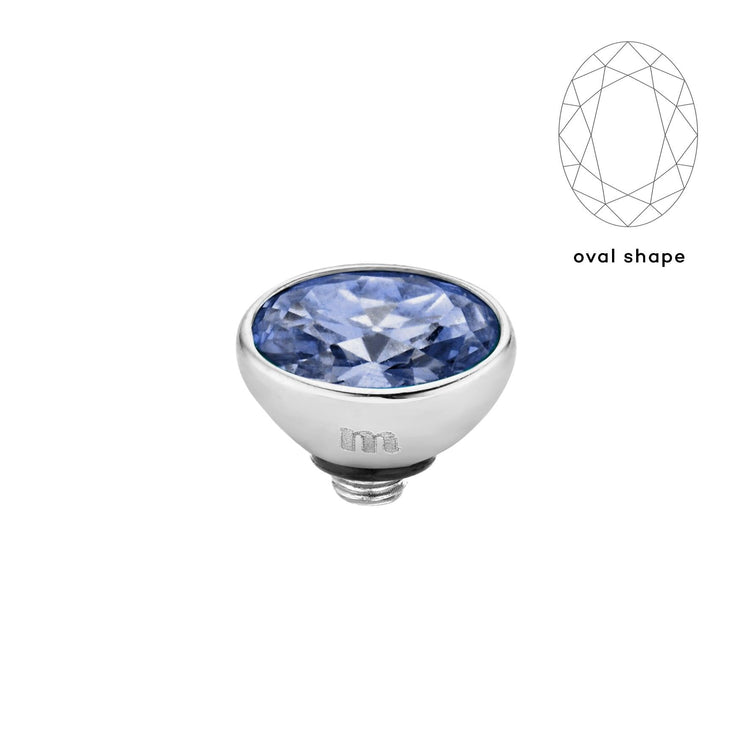 Melano Twisted Rounded Oval Steentje - melanojewelry