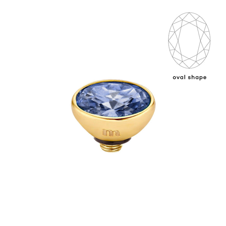 Melano Twisted Rounded Oval Steentje - melanojewelry