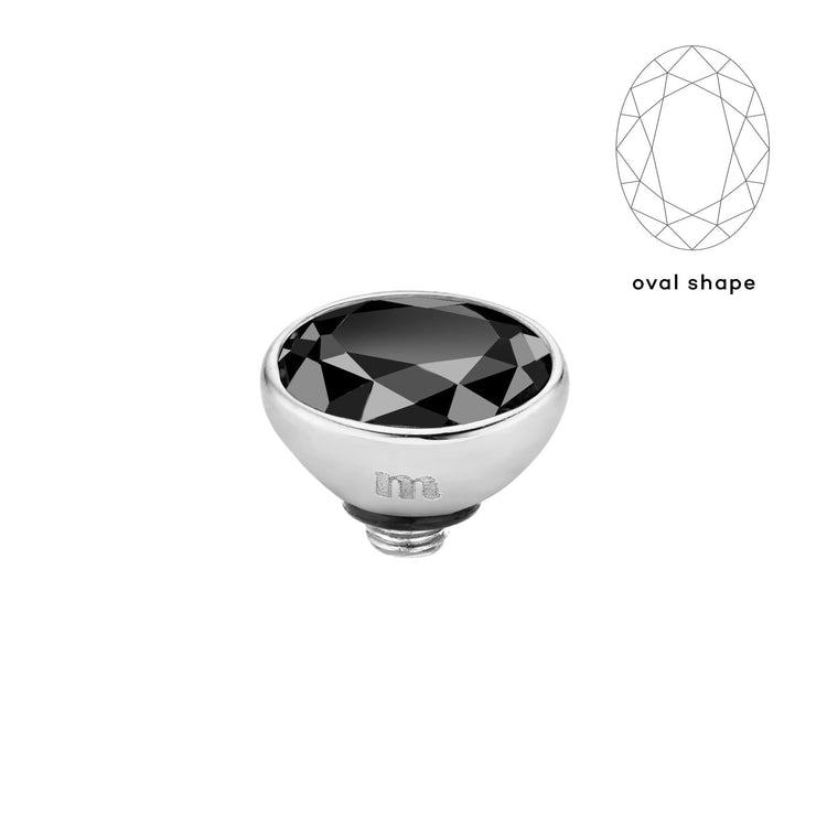 Melano Twisted Rounded Oval Steentje - melanojewelry