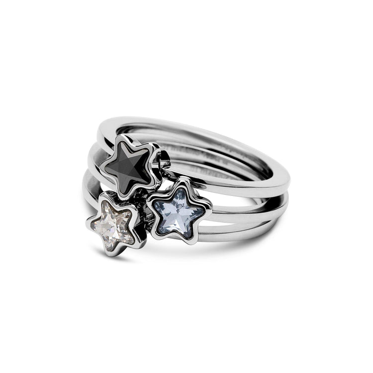 Melano Twisted Shooting Star Ringen Set - melanojewelry