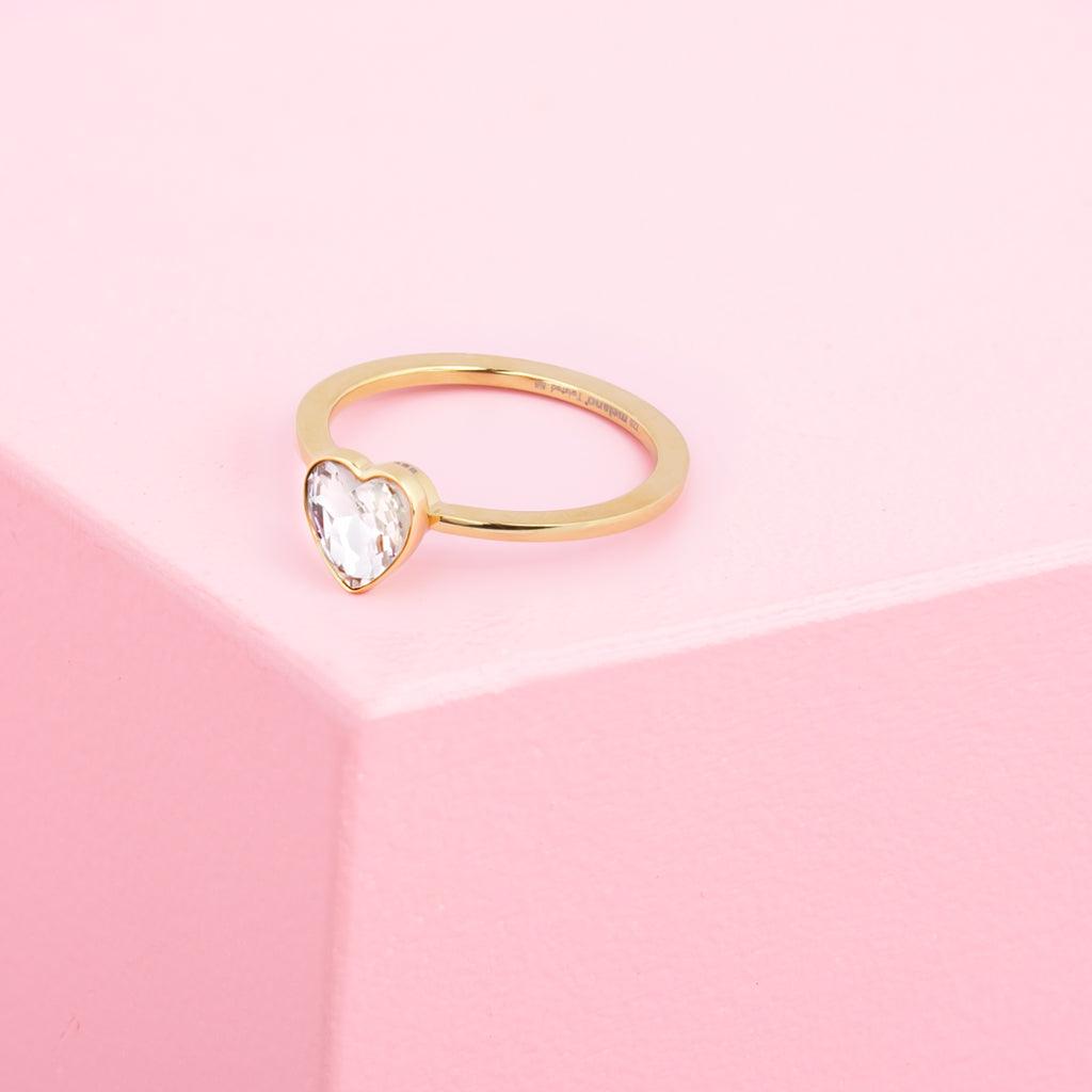 Melano Twisted Show Me Love Ring Set Goudkleurig - melanojewelry