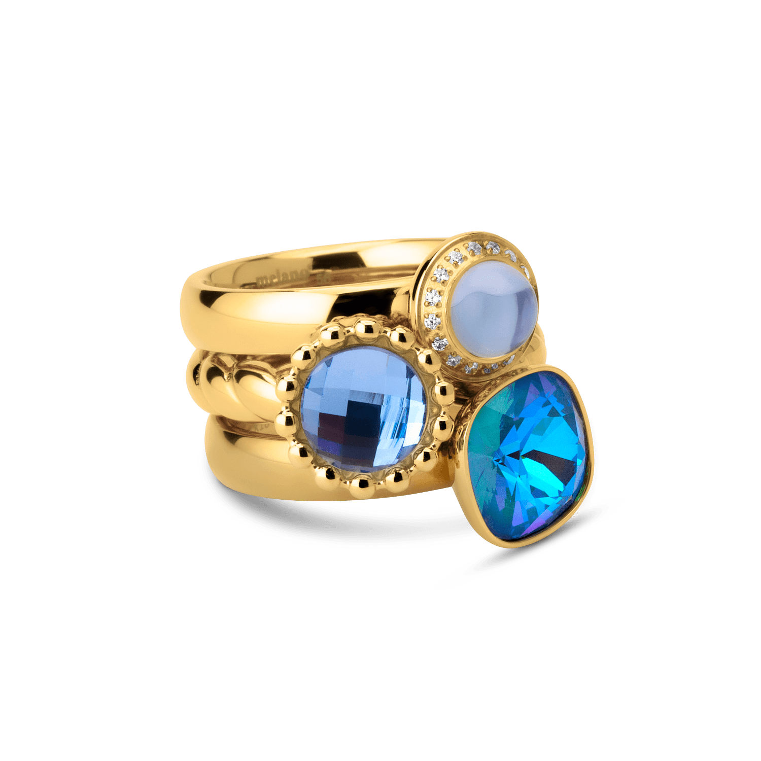 Melano Twisted Spring Break Ringen Set - melanojewelry