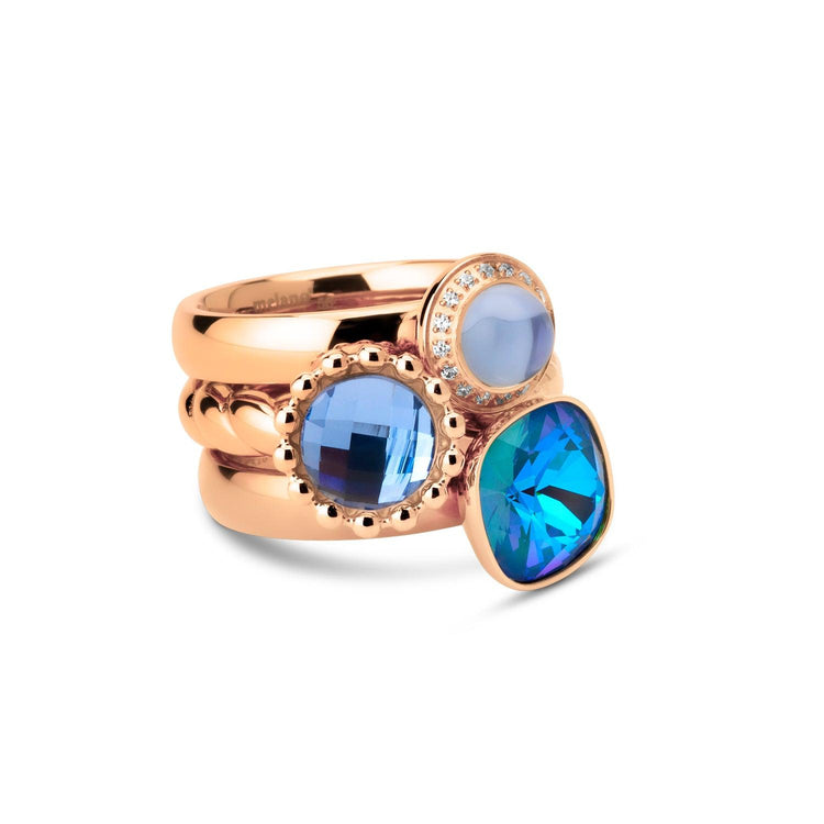 Melano Twisted Spring Break Ringen Set - melanojewelry