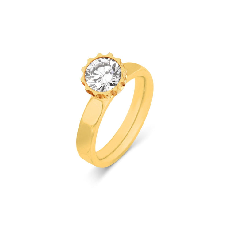 Melano Twisted Sunny Side Up Ring Set - melanojewelry