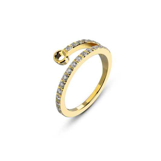 Melano Twisted Tamina CZ Ring - melanojewelry