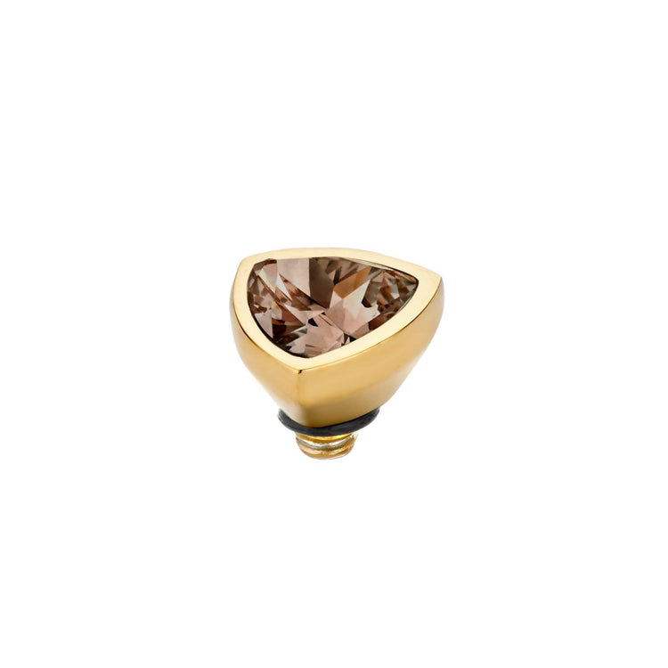 Melano Twisted Triangle Steentje - melanojewelry