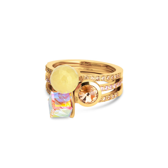 Melano Twisted Tropical Summer Ringen Set - melanojewelry