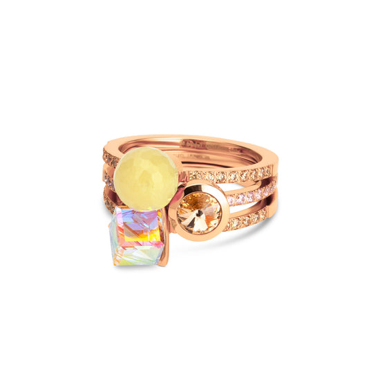 Melano Twisted Tropical Summer Ringen Set - melanojewelry