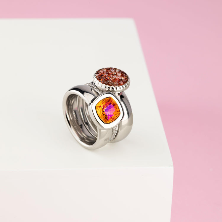 Melano Vivid & Friends Sunset Ringen Set - melanojewelry