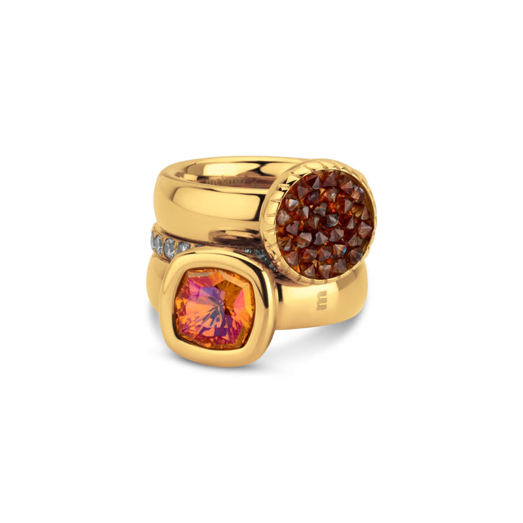 Melano Vivid & Friends Sunset Ringen Set - melanojewelry