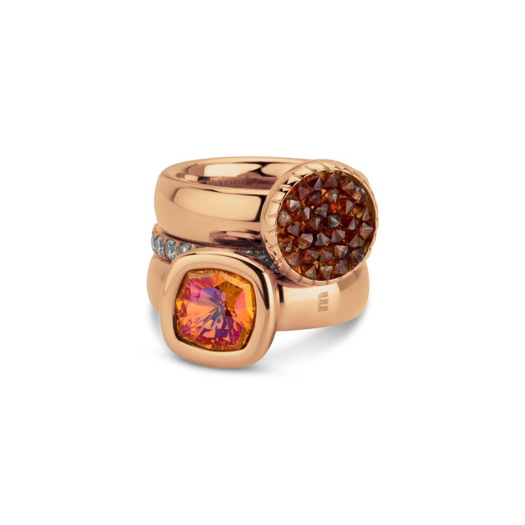 Melano Vivid & Friends Sunset Ringen Set - melanojewelry