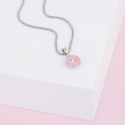 Melano Vivid Breakfast In Bed Ketting Set Zilverkleurig - melanojewelry