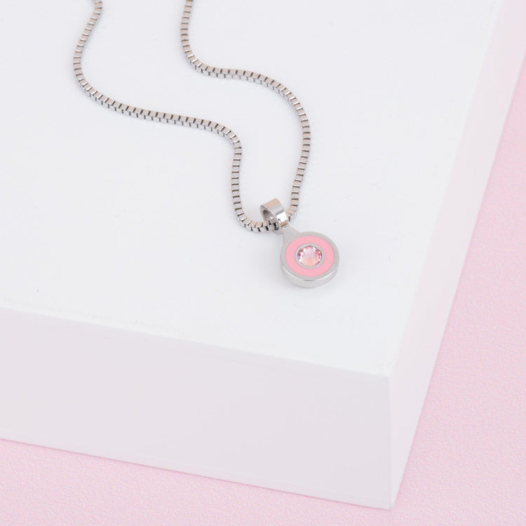 Melano Vivid Breakfast In Bed Ketting Set Zilverkleurig - melanojewelry