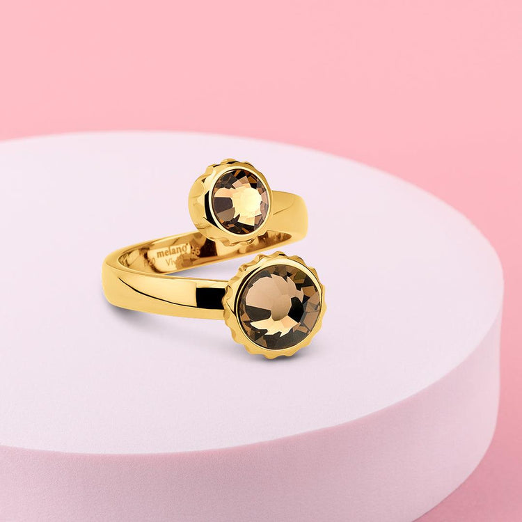 Melano Vivid Chocolate Cake Ring Set - melanojewelry