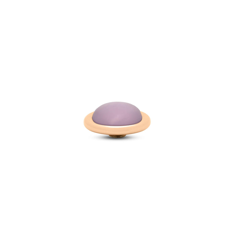 Melano Vivid Frosted Round Steentje - melanojewelry