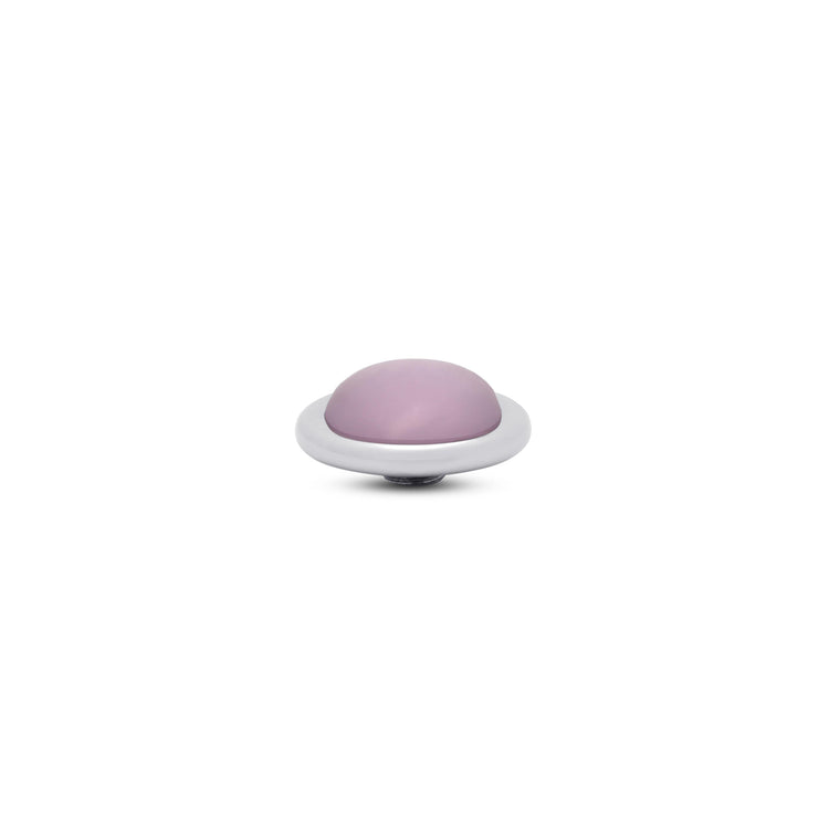 Melano Vivid Frosted Round Steentje - melanojewelry